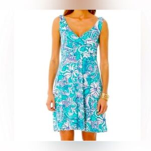 Lilly Pulitzer Shianne Seafoam green Montauk dress size Medium EUC